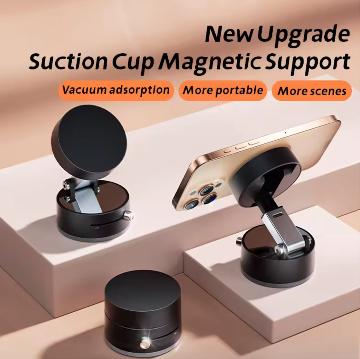 3.	SmartLock™ Magnetic Car Holder – Works with All Phones